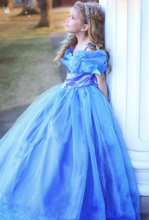 Couture Cinderella Butterfly Gown 2 to 8 Years - Girls Toddler Clothing