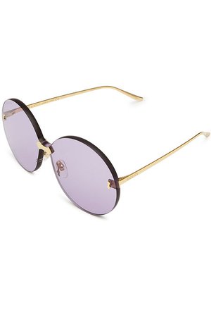 Gucci - Statement Sunglasses - gold