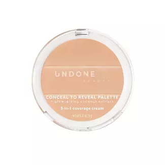 UNDONE BEAUTY Conceal To Reveal 3-in-1 Palette - 0.32oz : Target