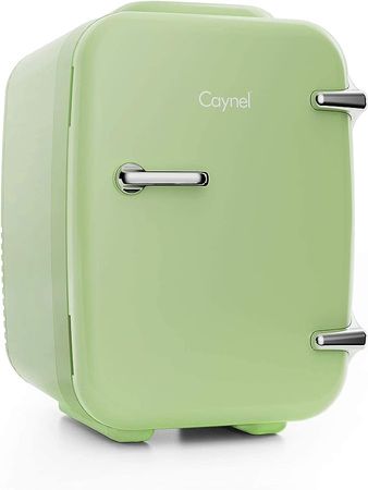 Amazon.com: CAYNEL Mini Fridge Portable Thermoelectric 4 Liter Cooler and Warmer for Skincare, Eco Friendly Beauty Fridge For Foods,Medications, Cosmetics, Breast Milk, Medications Home and Travel : Home & Kitchen
