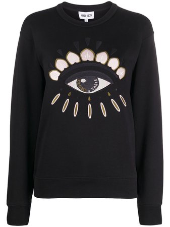 Kenzo Eye Embroidered Sweatshirt - Farfetch
