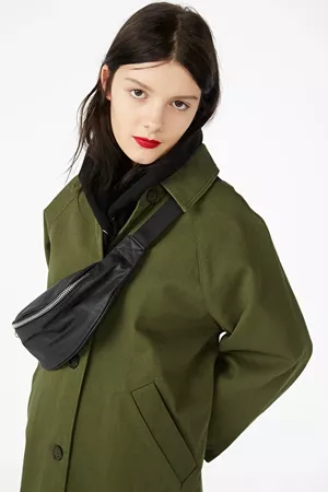 Utility raglan coat - Moss green - Coats & Jackets - Monki SE
