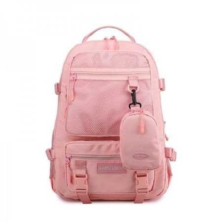 pink big backpack