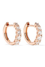 Anita Ko | Huggies 18-karat white gold diamond earring | NET-A-PORTER.COM