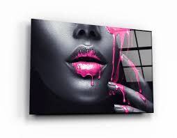 lip wall art - Google Search