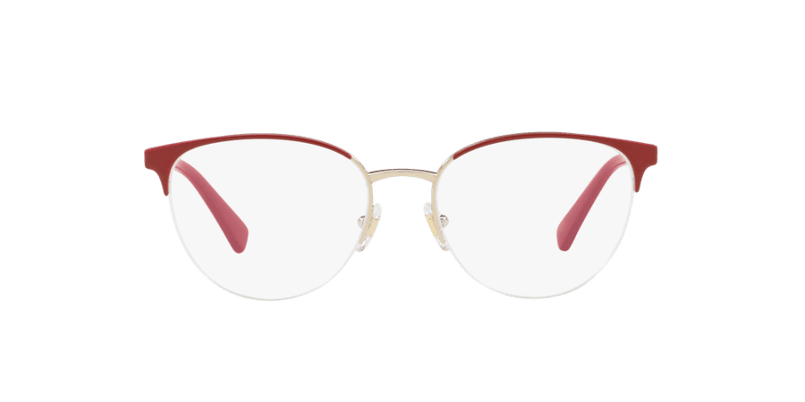 Versace Red/Burgundy Cat Eye Eyeglasses at LensCrafters