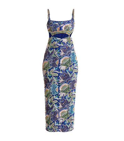 Rachel Gilbert Embellished Piper Midi Dress | Harrods AU
