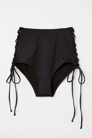 Bikini Bottoms High waist - Black