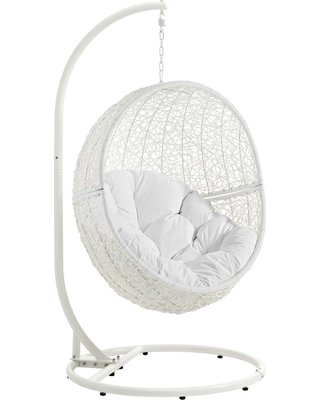 Modway Outdoor Modway Hide Wicker Hanging Swing Chair White from Hayneedle | BHG.com Shop $840.14*·Brand: Modway