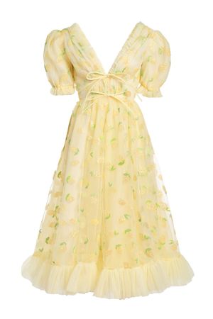 Lemon Midi Dress – Lirika Matoshi