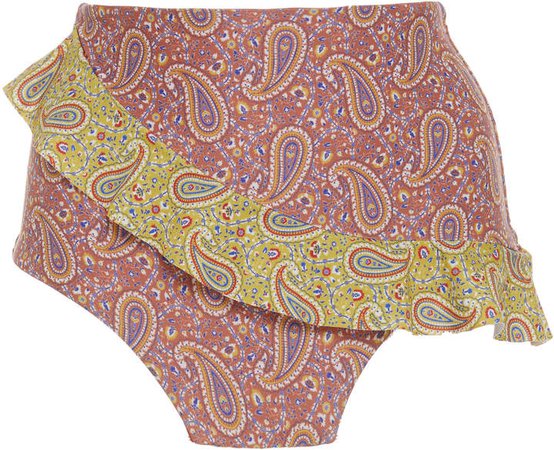 Palm Alora Frill High-Waisted Bikini Brief Bottom