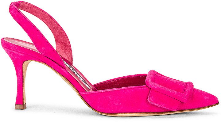 May 70 Slingback in Bright Pink | FWRD