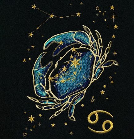 Cancer Zodiac Constellation Astrology bath hand towel set | Etsy
