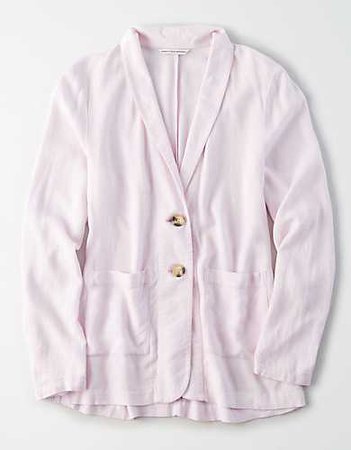 AE Long Sleeve Blazer Jacket lilac