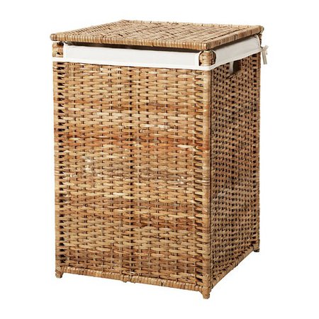 BRANÄS Laundry basket with lining - IKEA