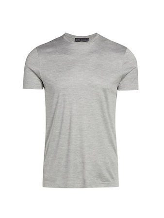Brett Johnson Silk T-Shirt | SaksFifthAvenue