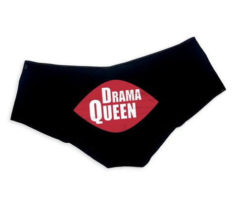 Drama Queen Funny Panties Sexy Slutty Booty Boy Short Gift | Etsy