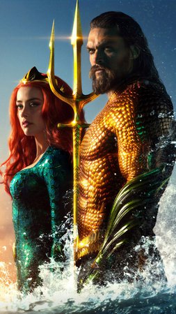 Download Jason Momoa & Amber Heard In Aquaman Free Pure 4K Ultra HD Mobile Wallpaper