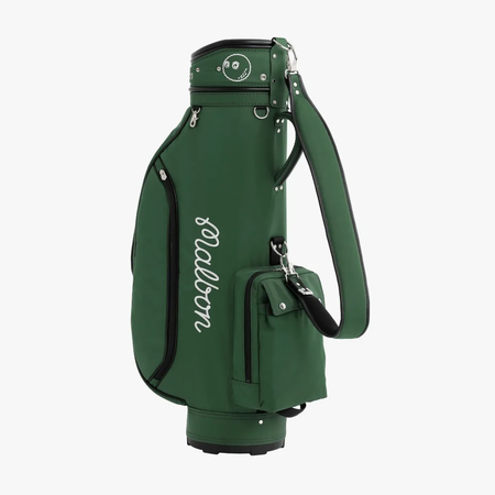 Malbon x Potr green golf carry bag