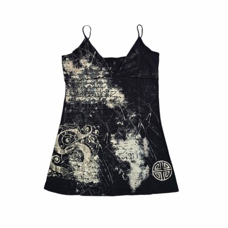 affliction handprinted camisole tank top