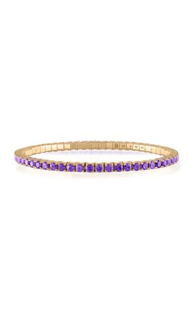 Fit For Life Jewels 18k Gold Purple Sapphire Bracelet By Vittorio B. Fine Jewels | Moda Operandi