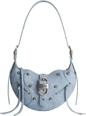 JW PEI Women's Tessa Denim Embossed Crossbody bag - Blue: Handbags: Amazon.com