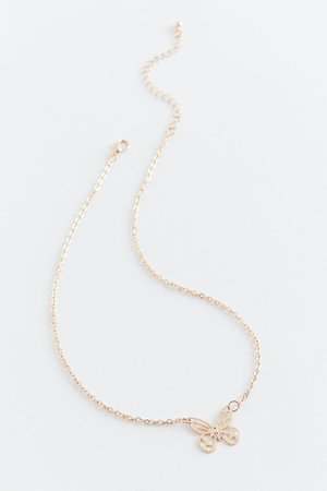 Brit Butterfly Pendant Necklace | Urban Outfitters