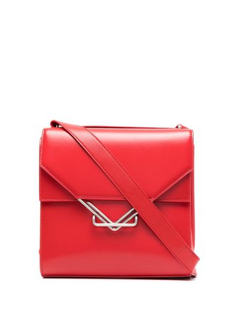 Shop red Bottega Veneta The Clip shoulder bag with Express Delivery - Farfetch