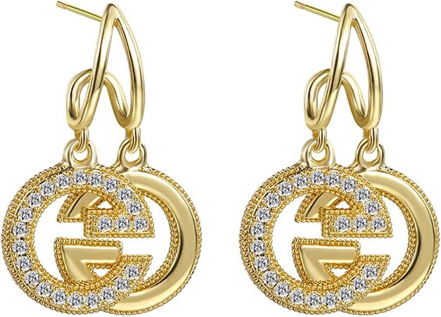 Amazon.com: Luxury G Letter Earrings for Women Classic Designer G Letter Earrings for Birthday Valentine's Day Wedding Gift Present Earrings for Girls: Clothing, Shoes & Jewelry