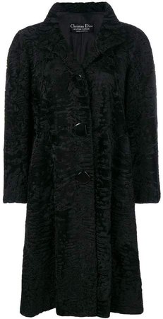 Pre-Owned boxy long coat