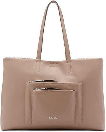 Amazon.com: Calvin Klein Emery Reversible Tote, Taupe : Clothing, Shoes & Jewelry