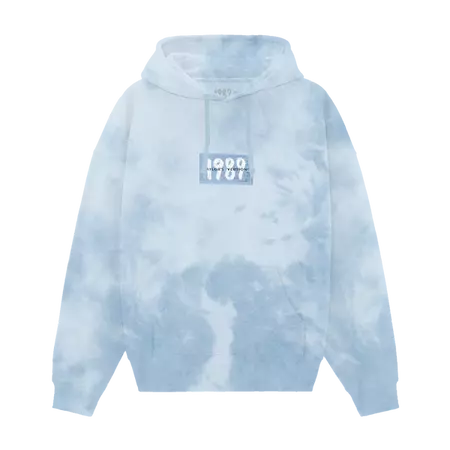 1989 (Taylor's Version) Blue Tie Dye Hoodie – Taylor Swift Official Store