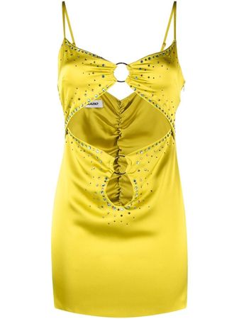 Danielle Guizio sequin-embellished cut-out Minidress - Farfetch