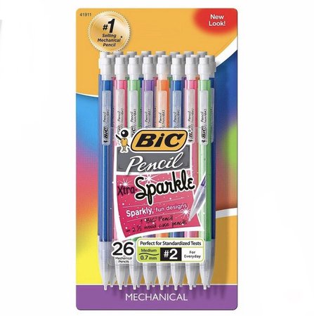 sparkle mechanical pencils