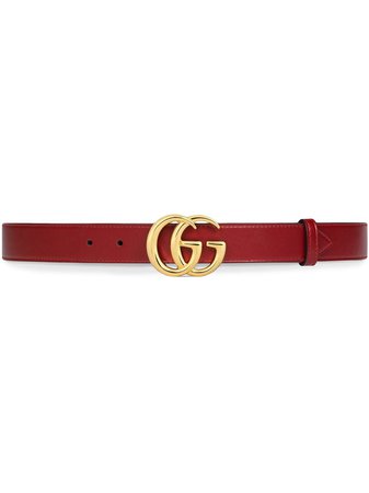 Shop Gucci GG Marmont leather belt with Express Delivery - FARFETCH