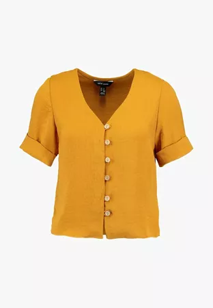 New Look WWPENNY - Blouse - dark yellow - Zalando.co.uk