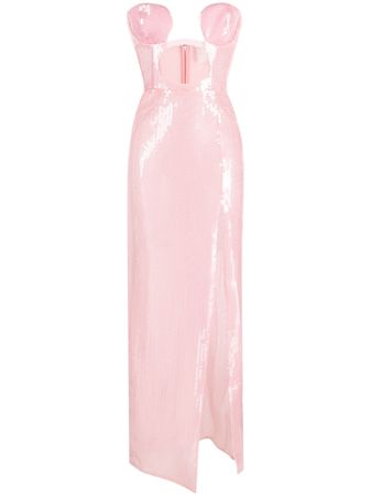 Nensi Dojaka Cutout Sequinned Maxi Dress - Farfetch