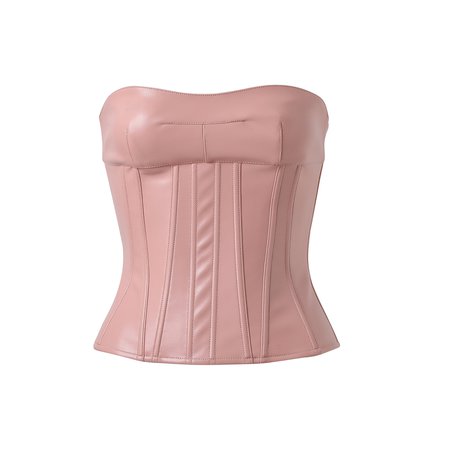 Pink Leather Corset – Nodress