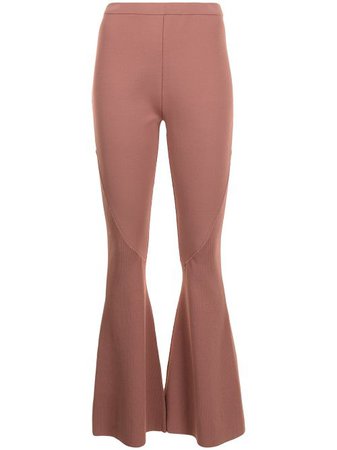 Dion Lee rib collage flared trousers
