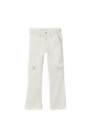 Zara white cargo pants