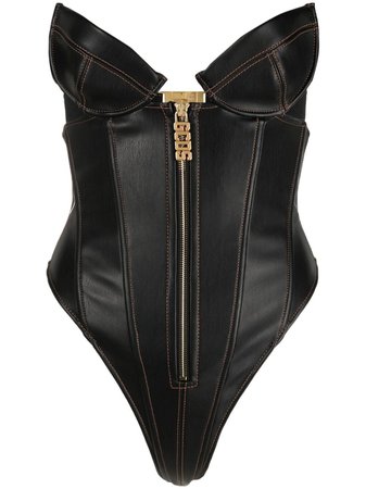 *clipped by @luci-her* Gcds Cincin faux-leather body with Express Delivery - FARFETCH