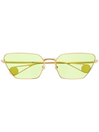 Gucci Eyewear Cat Eye Frame Sunglasses - Farfetch