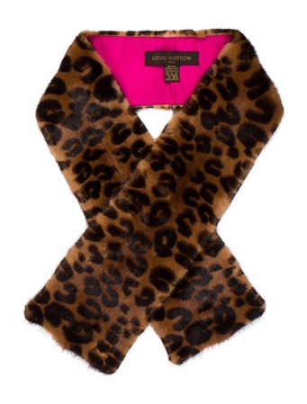 Louis Vuitton Printed Mink Stole - Accessories - LOU174466 | The RealReal