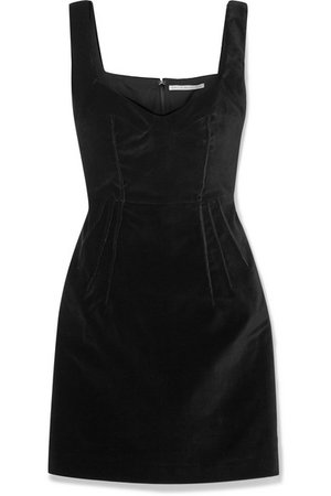 Emilia Wickstead | Judita cotton-velvet mini dress | NET-A-PORTER.COM