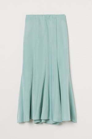 Long skirt - Mint green - Ladies | H&M GB