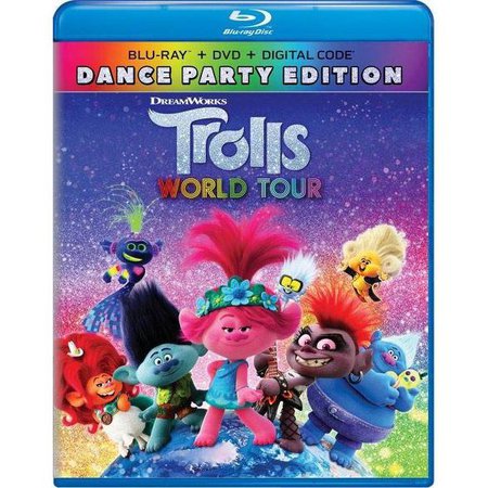 Trolls World Tour (Blu-Ray + DVD + Digital) : Target