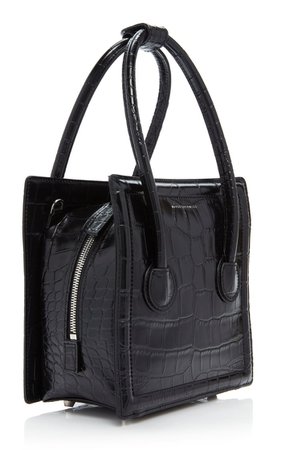 Boston S Croc-Effect Leather Top Handle Bag By Marge Sherwood | Moda Operandi