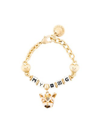 Dolce & Gabbana dog charm bracelet, $655