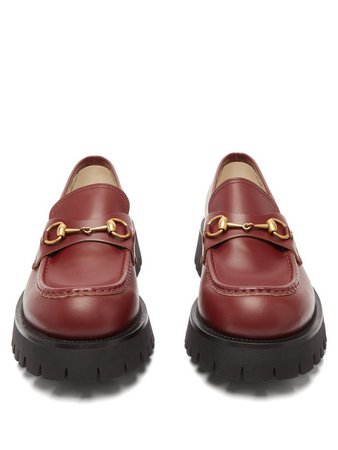gucci chunky loafers