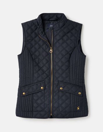 Minx null Quilted Gilet , Size 10 | Joules UK